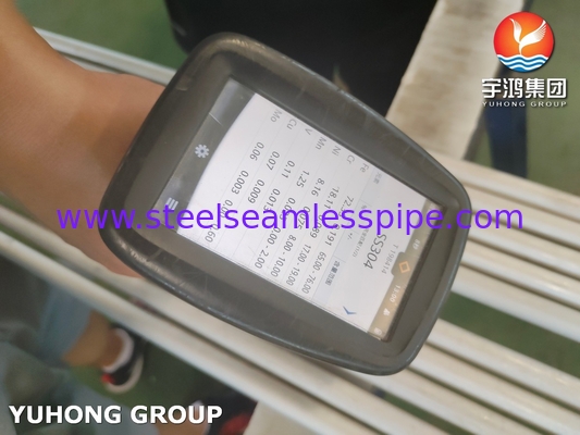 Бесшовная труба из нержавеющей стали ASME SA213 TP304 1.4301 19.05 X 1.65 X Длина для теплообменника