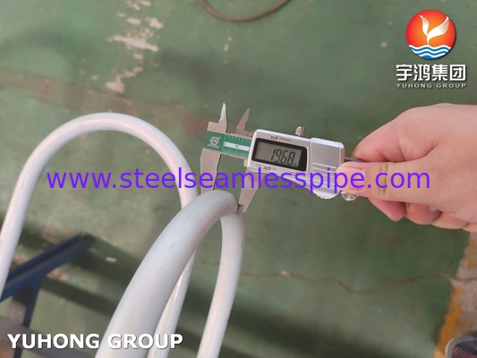 Бесшовная труба из нержавеющей стали ASME SA213 TP304 1.4301 19.05 X 1.65 X Длина для теплообменника