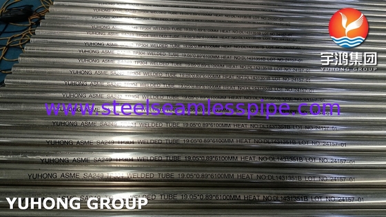 ASTM A249 TP304 BA Сварные трубы из нержавеющей стали, котлы и теплообменники