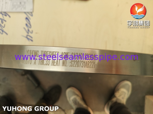 ASME SA240 SS304 Лист труб из нержавеющей стали для теплообменника