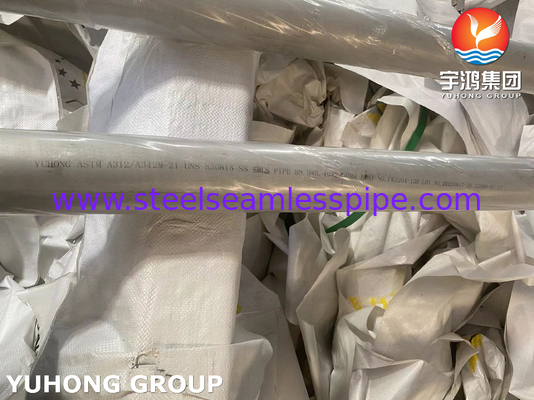 ASTM A312 Бесшовная труба из нержавеющей стали для высокотемпературной службы S30815 253MA