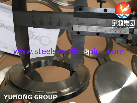 ASTM A182 Нержавеющая сталь дуплексная сталь очки слепой фланц Asme B16.48