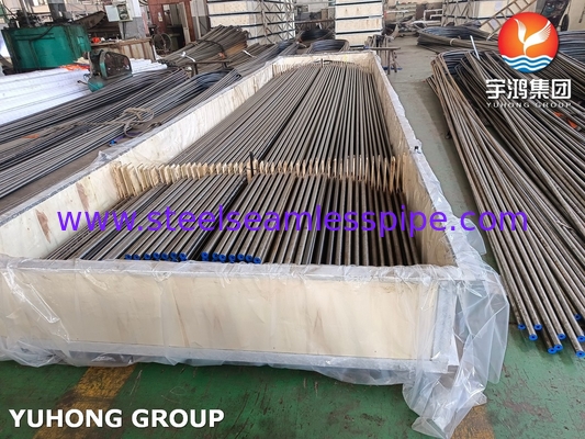 ASTM A179 / ASME SA179 Бесшовная углеродистая сталь U Bend Tube Heat Exchanger Tube
