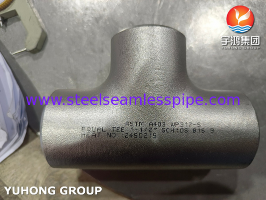 ASTM A403 WP317-S Фитинг из нержавеющей стали для высокой коррозионной и температурной устойчивости