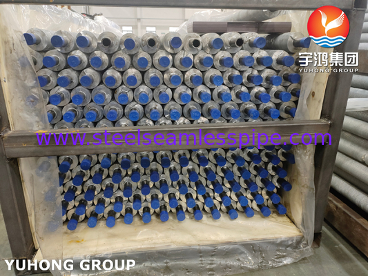 ASTM A210 ASME SA210 GR A1 Алюминиевая крыльца из углеродистой стали, экструдированная воздушно-охлаждаемая теплообменная трубка