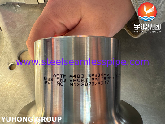 B16.9 Фитинги для заднего сварного прибора ASTM A403 WP304 Нержавеющая сталь
