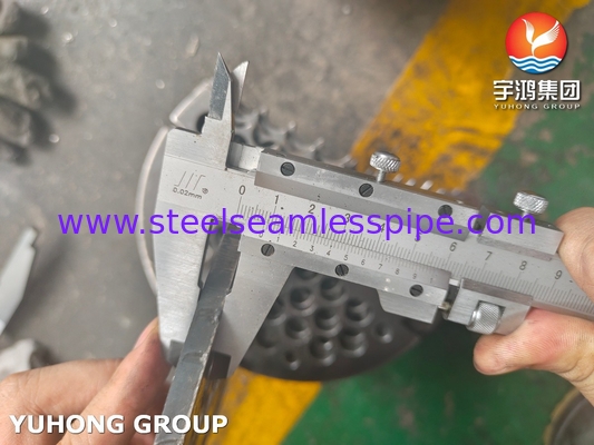 ASME SA516 Gr 70 Углеродистая стальная баффлевая плита для теплообменника