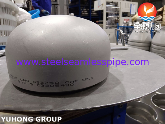 АСТМ A815 SAF2507 / UNS S32750 Супер-дуплексная стальная крышка B16.9 BW