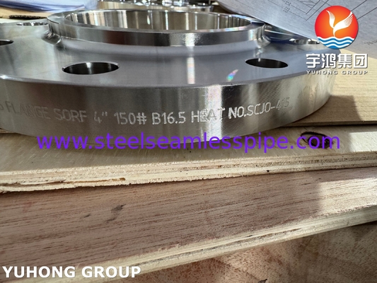 ASTM B564 UNS N10276 Никелевая сплав с проскальзывающим на фланце / Hastelloy C276 SORF фланце