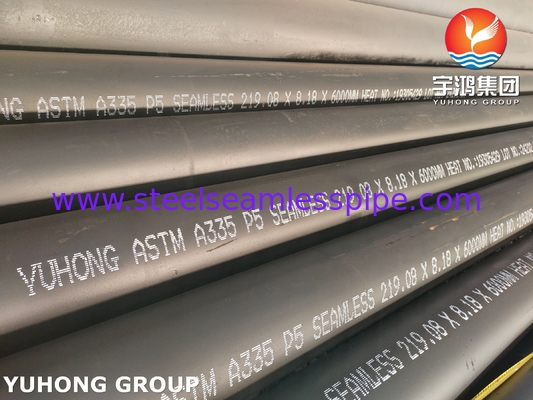 ASTM A335 класс P9 P11 P22 P91 Сплавная стальная труба для применения при высоких температурах и давлении