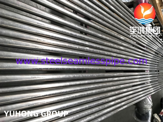 SB163 Monel 400 Никель-медная сплавная труба UNS N04400 Колонны для дистилляции