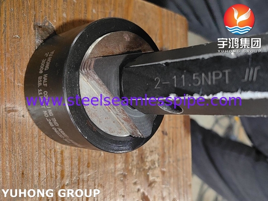 Нержавеющая сталь кованые фитинги ASME SA105 B16.11 3000 NPT полусцепление с стандартом B16.11