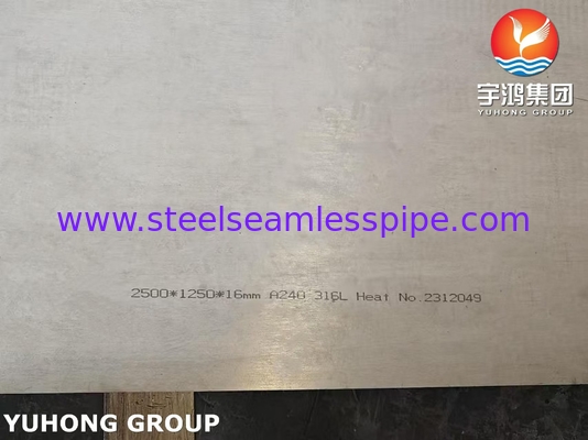 ASTM A240 SS316L 1.4404 S31603 Нержавеющая сталь для нефти и газа