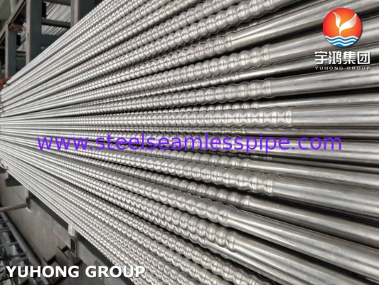 ASME SA312 / ASTM A312 TP310S Гофрированная трубка для теплообменника