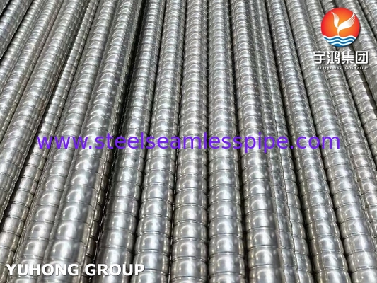 ASME SA312 / ASTM A312 TP310S Гофрированная трубка для теплообменника