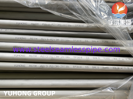 ASTM A213 TP304 304H 304L трубка для теплообменника из нержавеющей стали