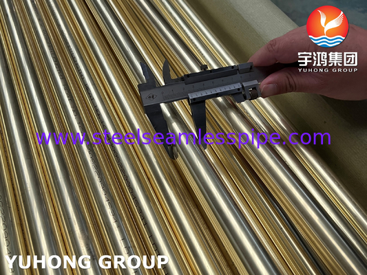 ASTM B111 C44300 O61 Admiralty Brass Seamless Tube, для теплообменника