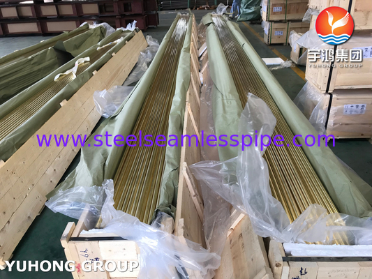 ASTM B111 / ASME SB111 C44300 Медная труба для применения в теплообменниках конденсатора