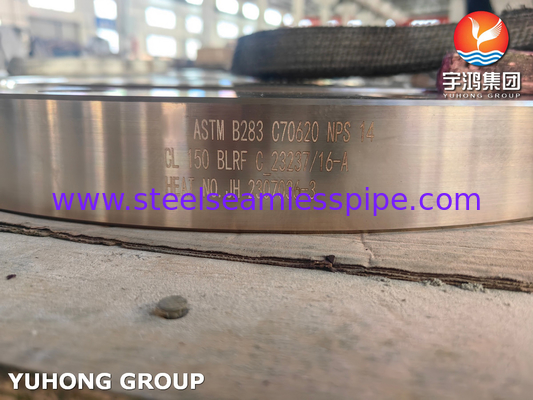 ASTM B283 UNS C70620 Фланц из меди никелевого сплава кованный слепой фланц BLRF
