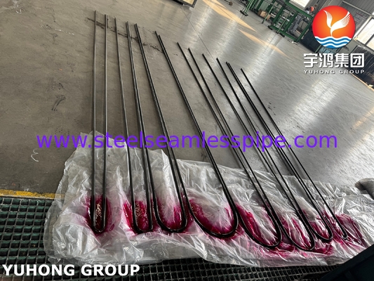 ASME SA209 T1a Бесшовный углеродный молибден U Bend Tube Heat Exchanger Tube