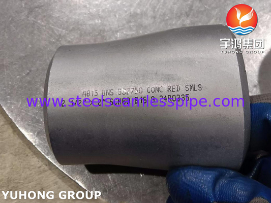 ASTM A815 UNS S32750 Сверхдуплексные стальные фитинги B16.9 BW Концентрический редуктор