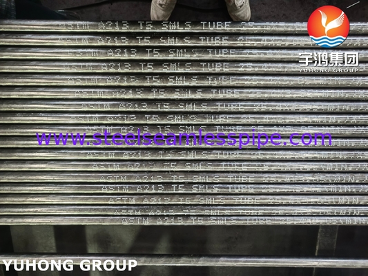 ASTM A213 / ASME SA213 T5 Сплавные стальные трубы для применения в теплообменниках котлов