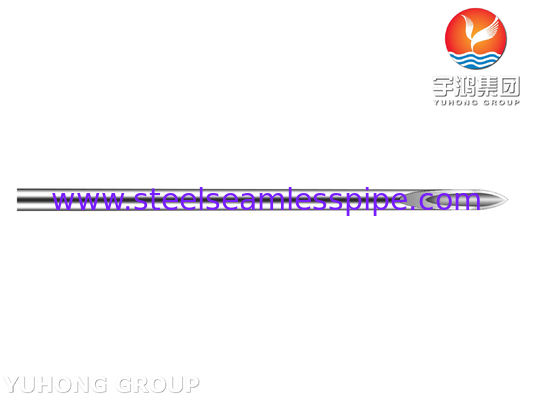 ISO9626 Инъекционная игла из нержавеющей стали трубка, косые концы, медицинская гиподермическая игла