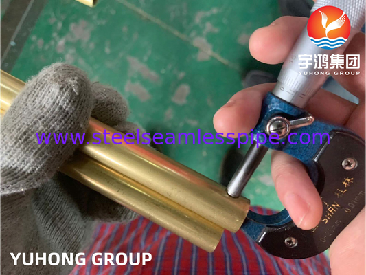 ASTM B111 C68700 Медная никелевая трубка для применения в конденсаторах и теплообменниках