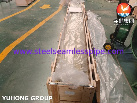 ASME SB111 C44300 Бесшовная латунная труба Медная труба для теплообменника