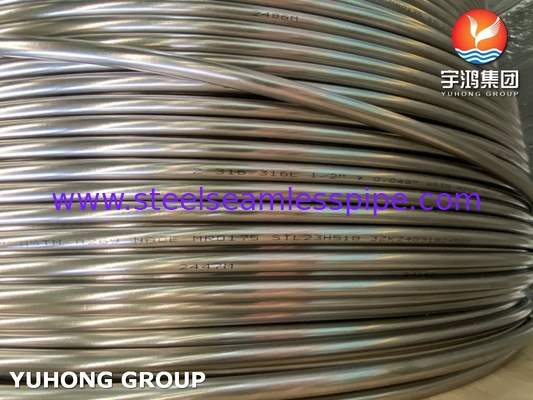 ASTM A269 TP316L Коуль из нержавеющей стали Бесшовная трубка NACE MR0175 Соответствие