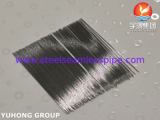 30G SUS304 Нержавеющая стальная зубная игла трубка, двойной конец с застегнутым концом, 0,3 x 36 мм