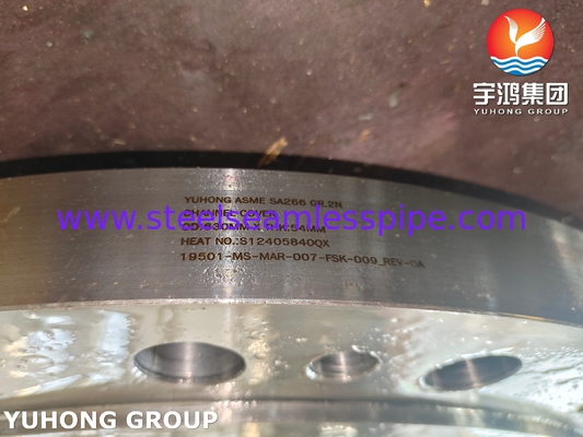 ASTM A266 ASME SA266 GR.2N Части теплообменника Фланцевая крышка канала