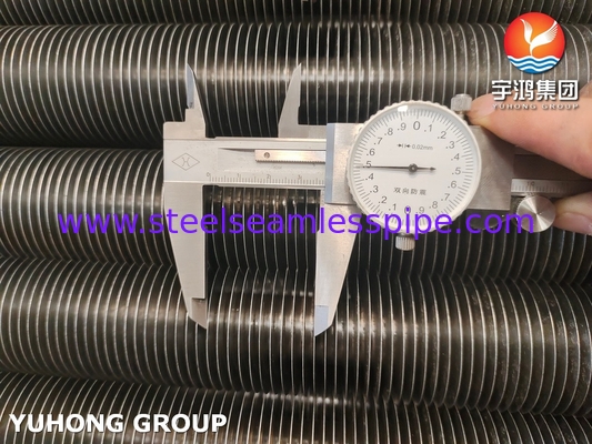 ASME SA179 Алюминиевая 1060 встроенная трубка с крышкой типа G для конденсатора, системы охлаждения