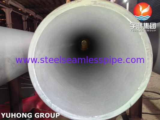 ASTM A790 UNS S31803 Бесшовная двойная стальная труба, маринованная, прожектованная