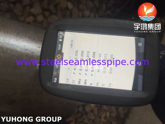 ASTM A335 / ASME SA335 P5 Никелевая сплавная труба без швов для высокотемпературного обслуживания