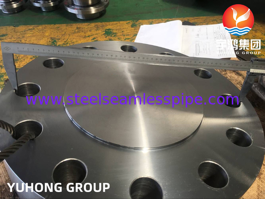Фланец из кованой легированной стали ASTM A182 F22, глухой, с выпуклым фланцем, B16.5