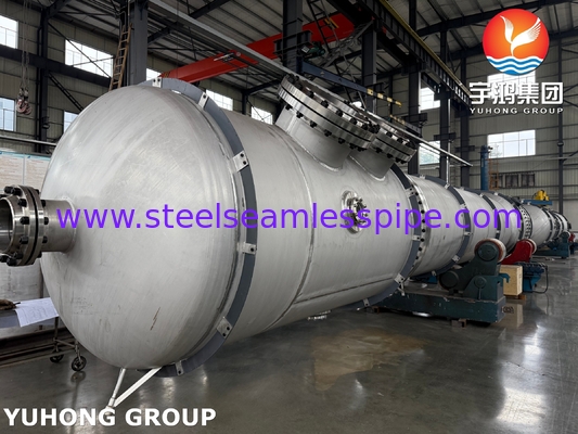 ASTM A312 TP316L Бесшовные трубы с оболочкой из углеродистой стали ASTM A516 Gr 70 для теплообменника