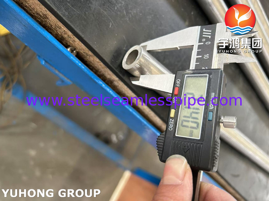 ASTM B163 N04400 Бесшовная стальная труба из сплава для теплообменников
