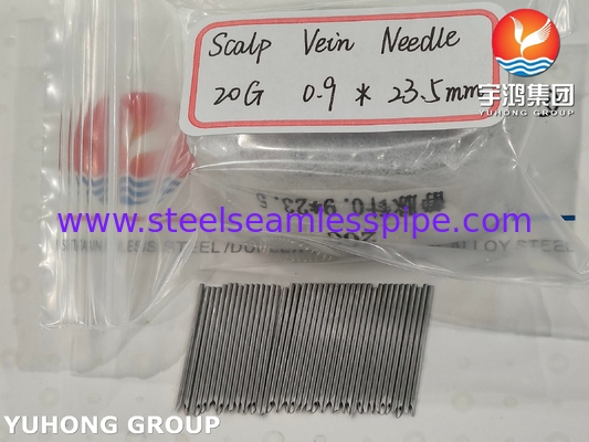 ISO9626 SUS304, Интравенная игловая трубка для венозной инъекции и инфузии, 20G 0,9*23,5MM