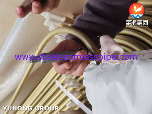 ASTM B395 / ASME SB395 C68700 U Bend Copper Alloy Tube для теплообменника