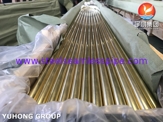 ASTM B111 / ASME SB111 C44300 Медная труба для применения в теплообменниках конденсатора
