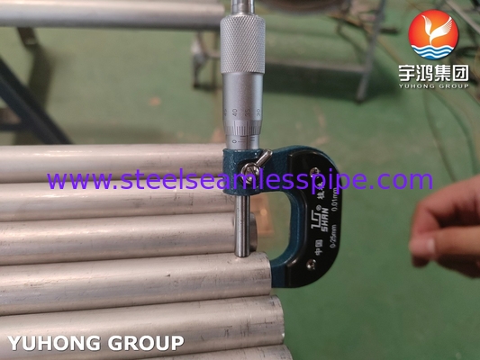 ASME SA789 / ASTM A789 S32750 Дуплексная стальная бесшовная трубка для теплообменника, химическое применение