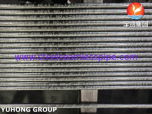 Сплавная стальная бесшовная трубка ASTM A213 ASME SA213 Степень T5, T9, T11, T22 Для теплообменника