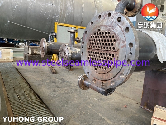 Шелл и трубный теплообменник с трубами SS31803 SA-106 класса B Shell ASME раздел VIII