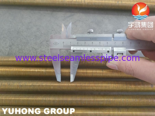 B359 C44300 C44500 Copper Alloy Low Fin Tube U Bend For Heat Exchangers ASTM B154-16 Протоколы для теплообменников