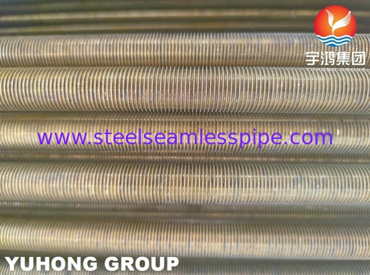 B359 C44300 C44500 Copper Alloy Low Fin Tube U Bend For Heat Exchangers ASTM B154-16 Протоколы для теплообменников