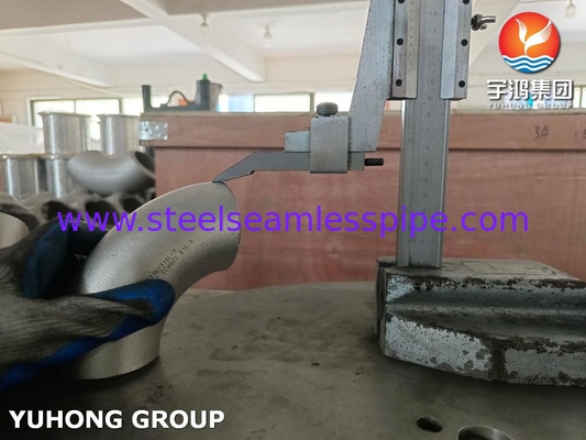 ASTM A403 / ASME SA403 WP316 / WP316L Нержавеющая сталь без швов с задней застежкой с 90 градусным локтевым приспособлением B16.9