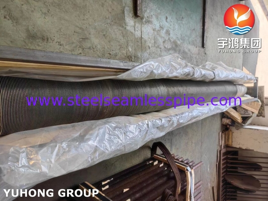 ASME SA312 TP347 Нержавеющая сталь HFW Serrated Tube с нержавеющей лентой для экономизатора