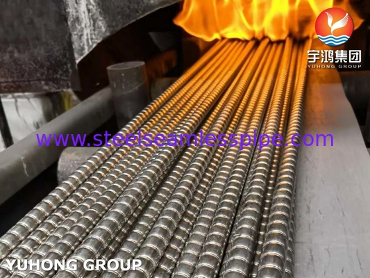ASME SA312 / ASTM A312 TP310S Гофрированная трубка для теплообменника