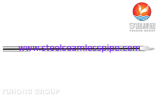 30G Нержавеющая сталь с канавкой для сбора крови, бевел с твердым наконечником иглы, ISO9626